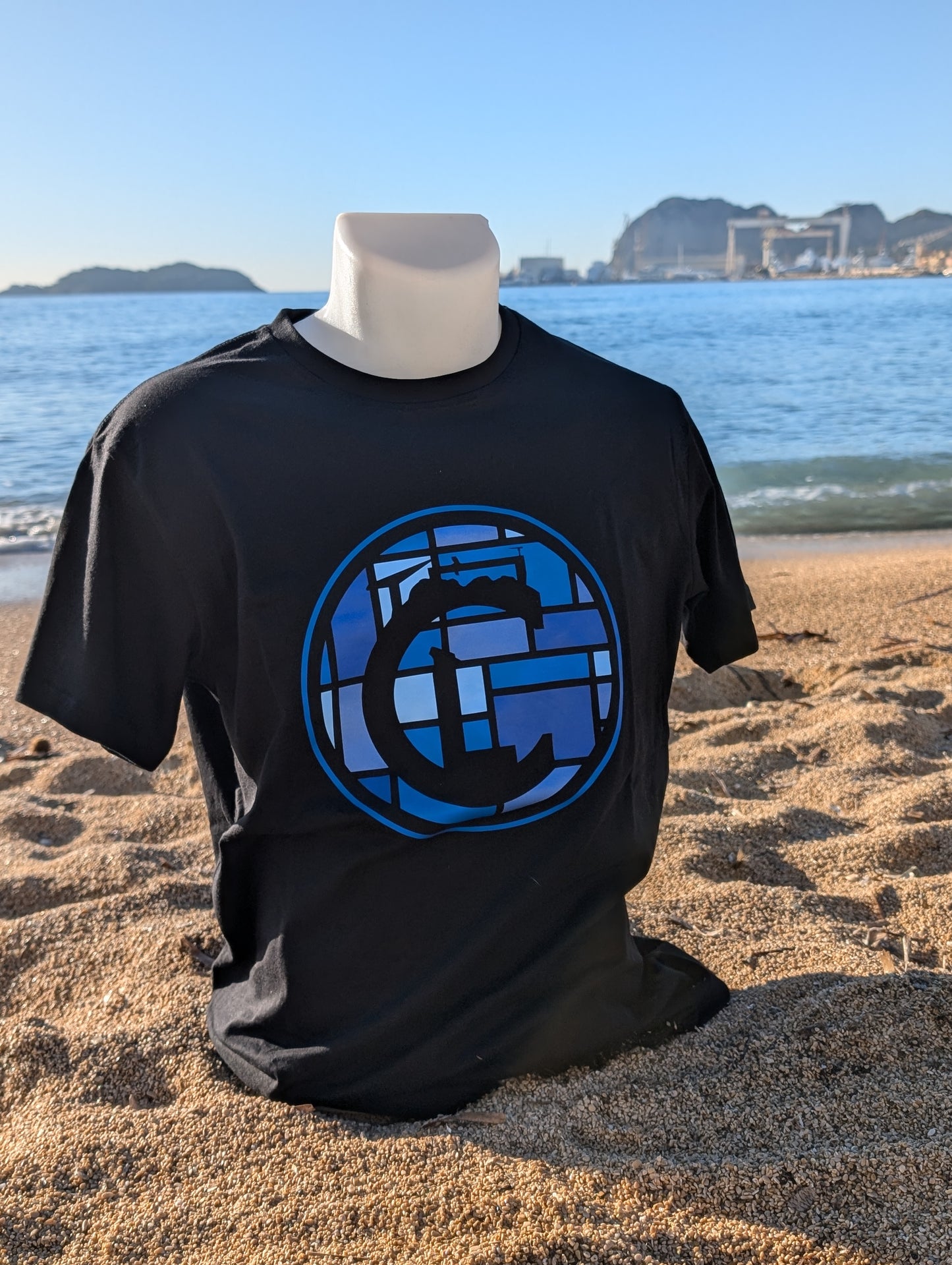 Tee-shirt "Structure Bleue" - LC N°2