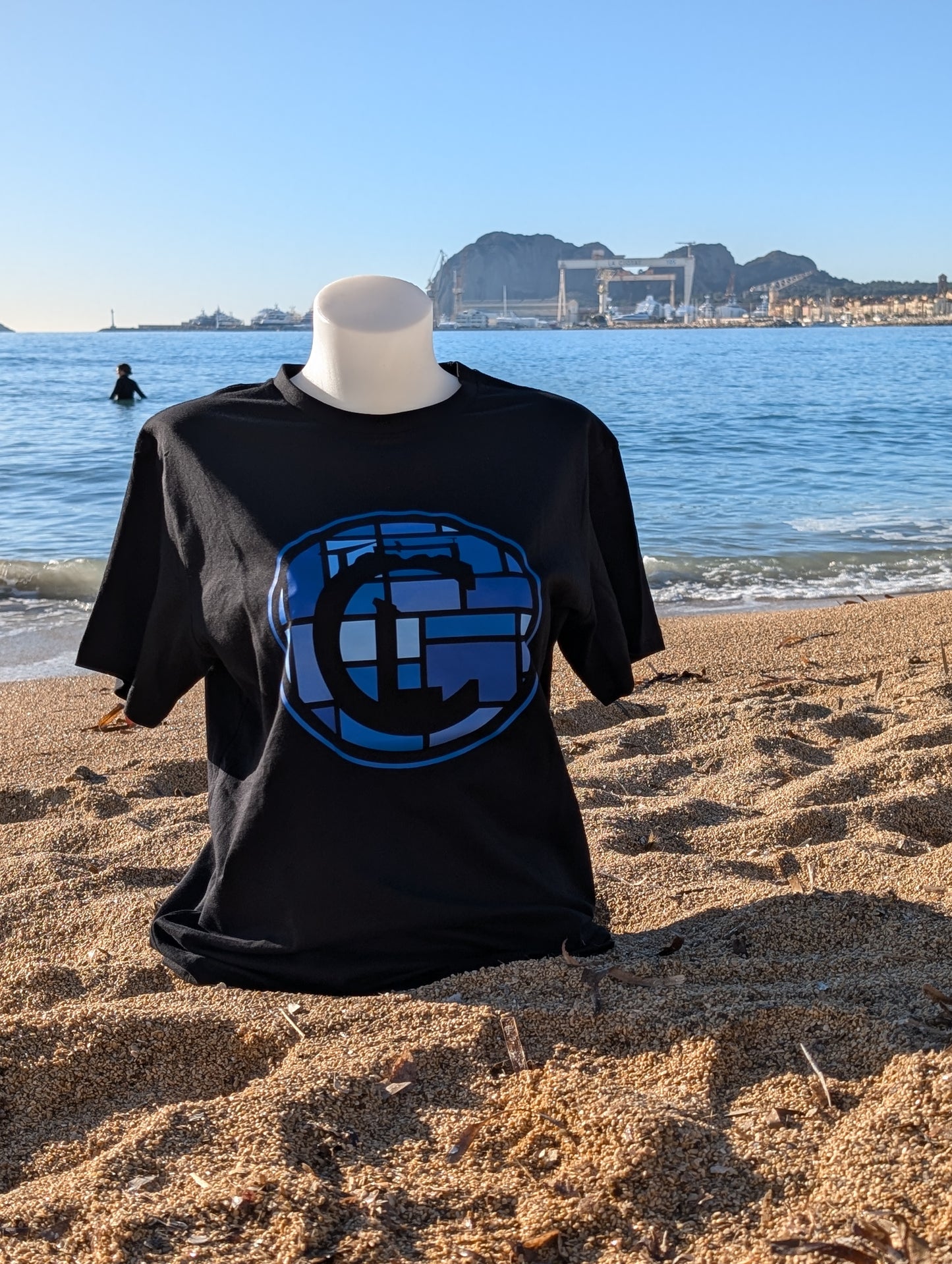 Tee-shirt "Structure Bleue" - LC N°2