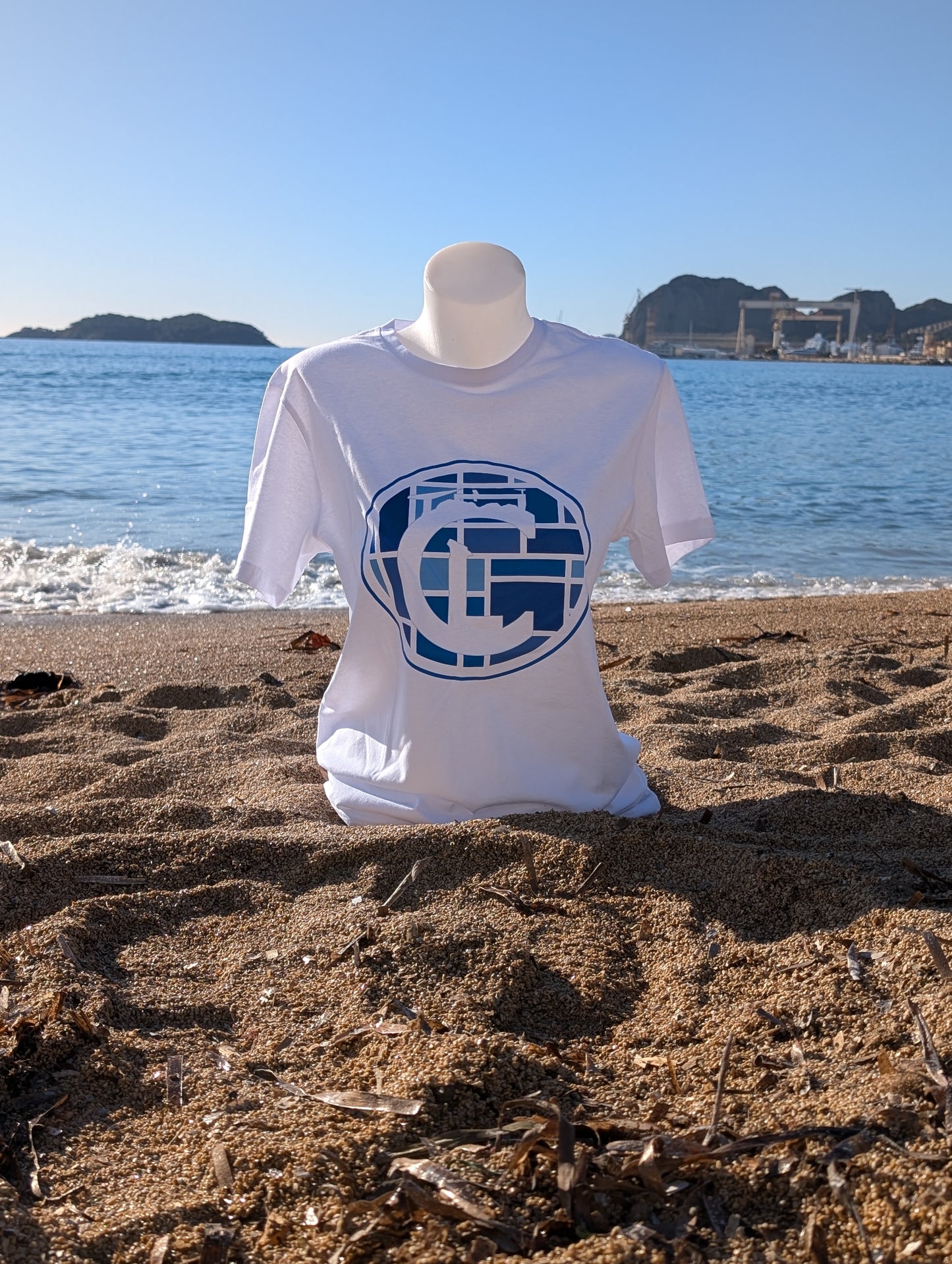Tee-shirt "Structure Bleue" - LC N°2