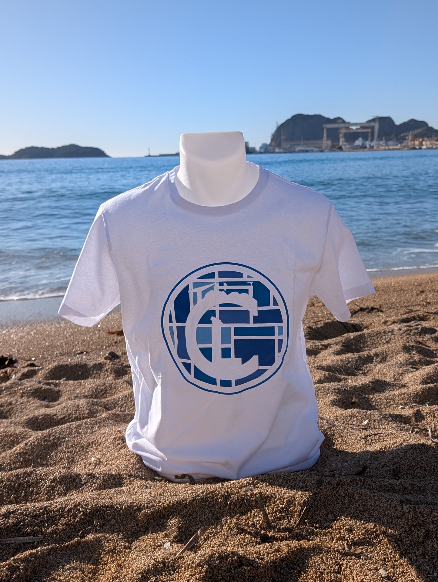 Tee-shirt "Structure Bleue" - LC N°2