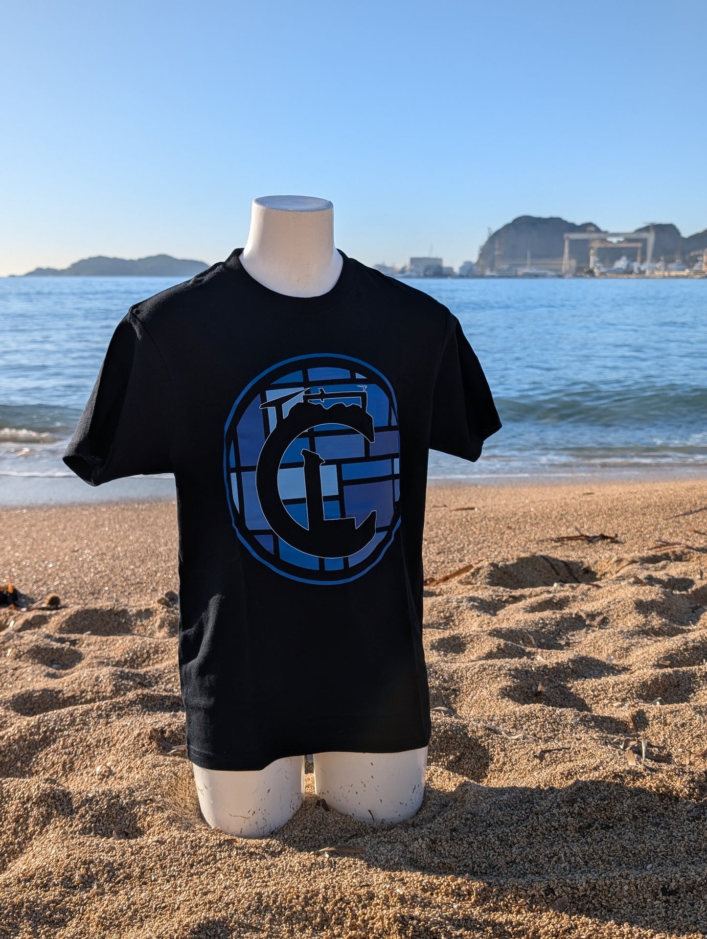 Tee-shirt "Structure Bleue" - LC N°2