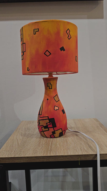 "L'Enflammée Cubique" (Vendue)